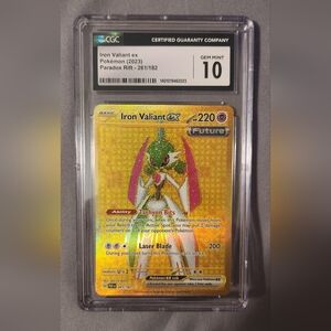 Pokemon Iron Valiant 261/182 CGC 10